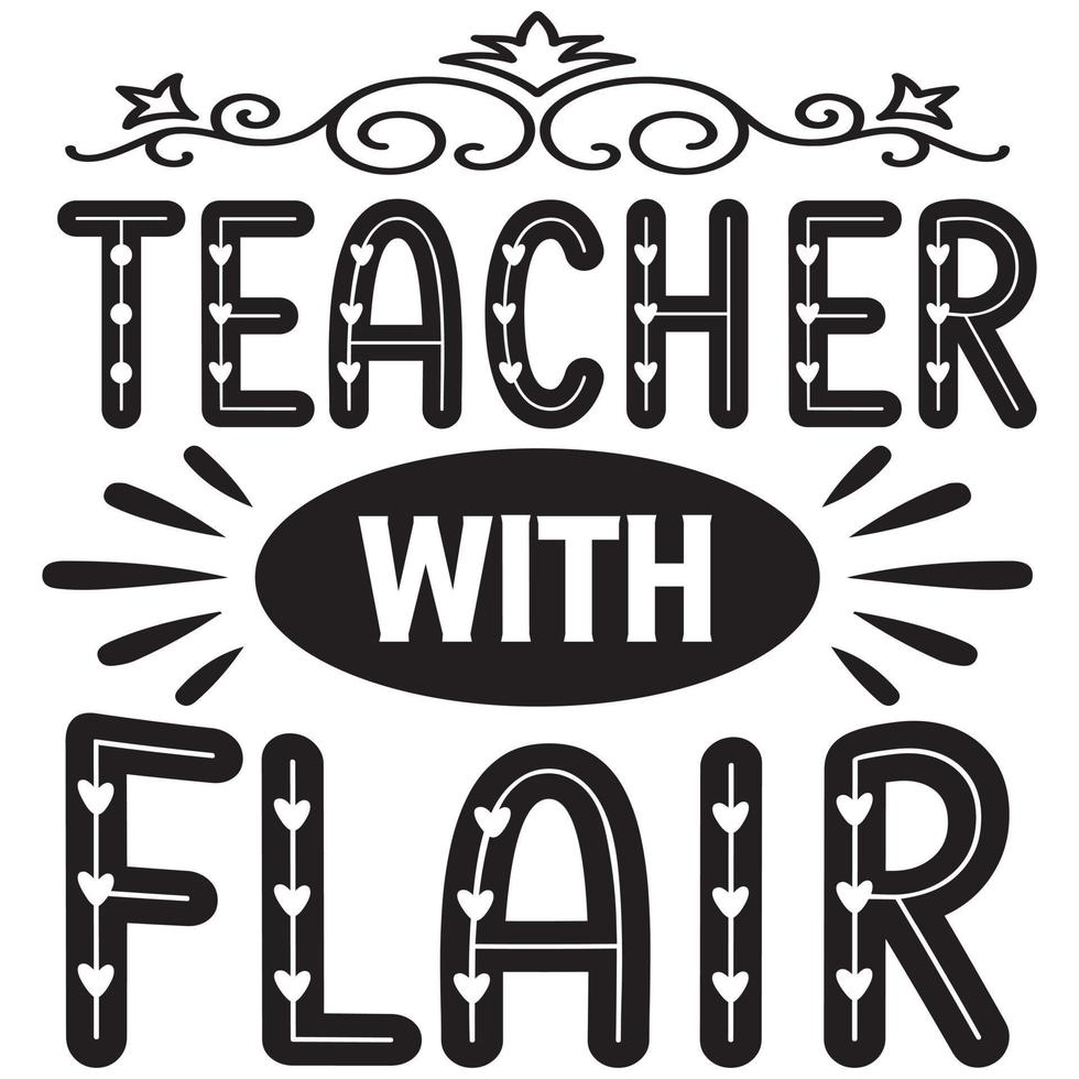 teacher with flair vector