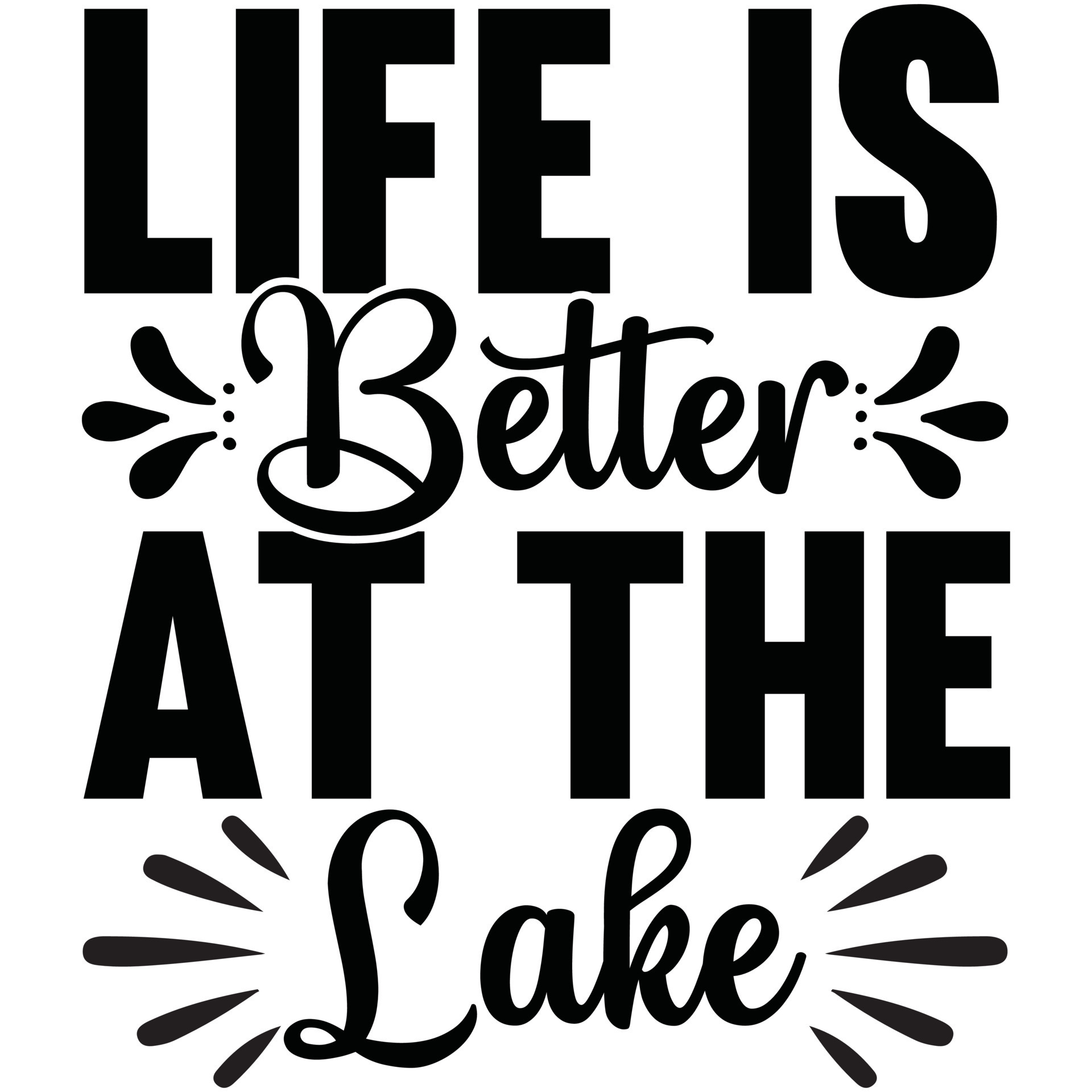 List 30+ Pictures life is better at the lake clipart Latest