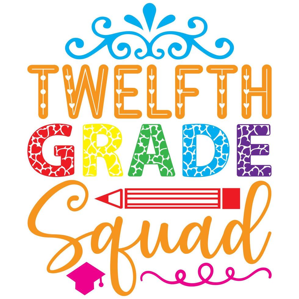 twelfth grade squad vector