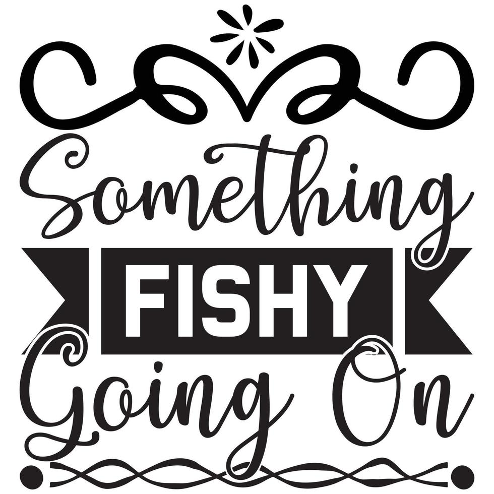 something fishy going on vector
