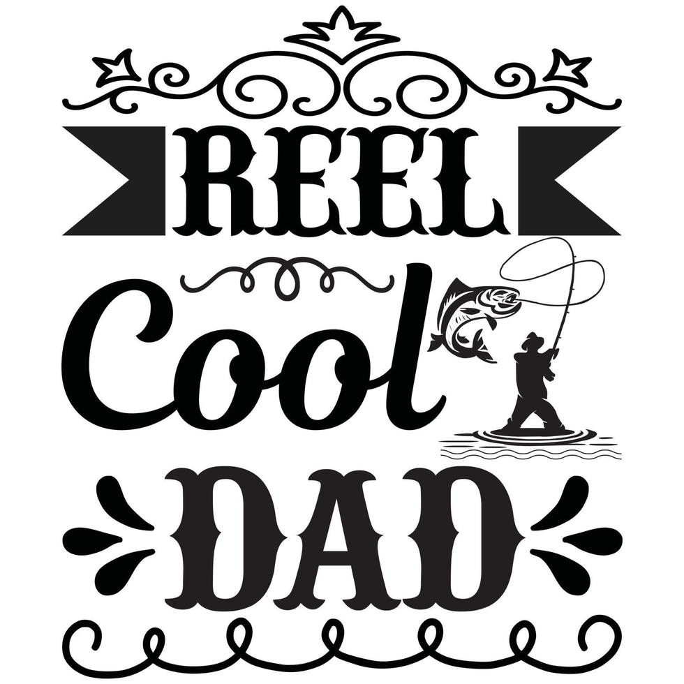 reel cool dad vector