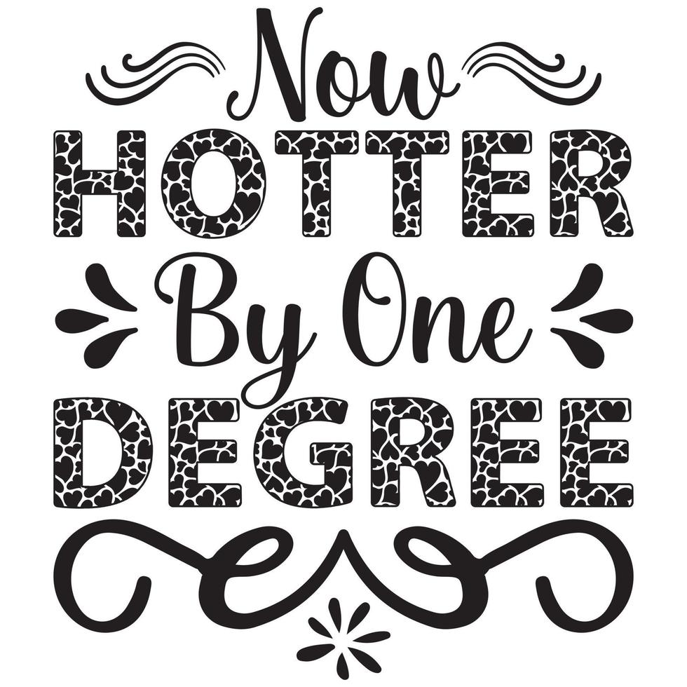 now hotter by one degree vector