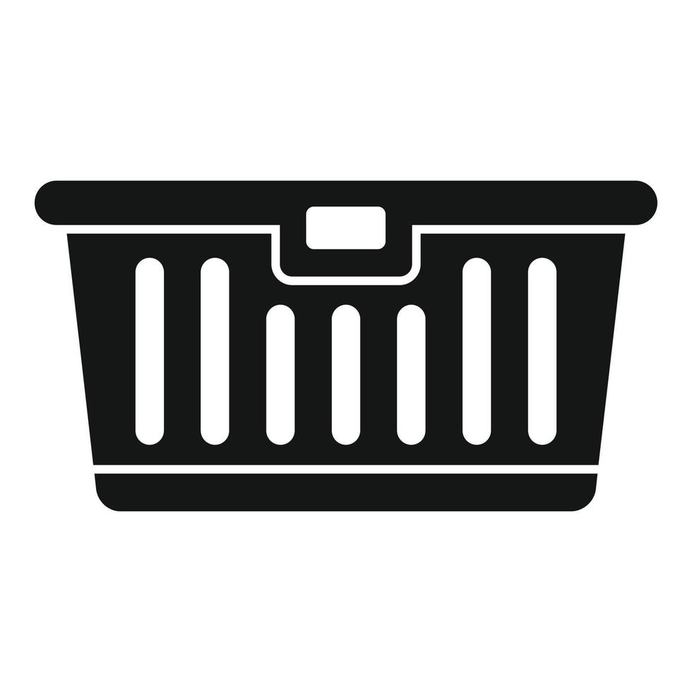 Garbage box icon simple vector. Biodegradable plastic vector