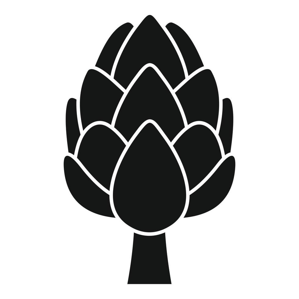 Gourmet artichoke icon simple vector. Food vegetable vector