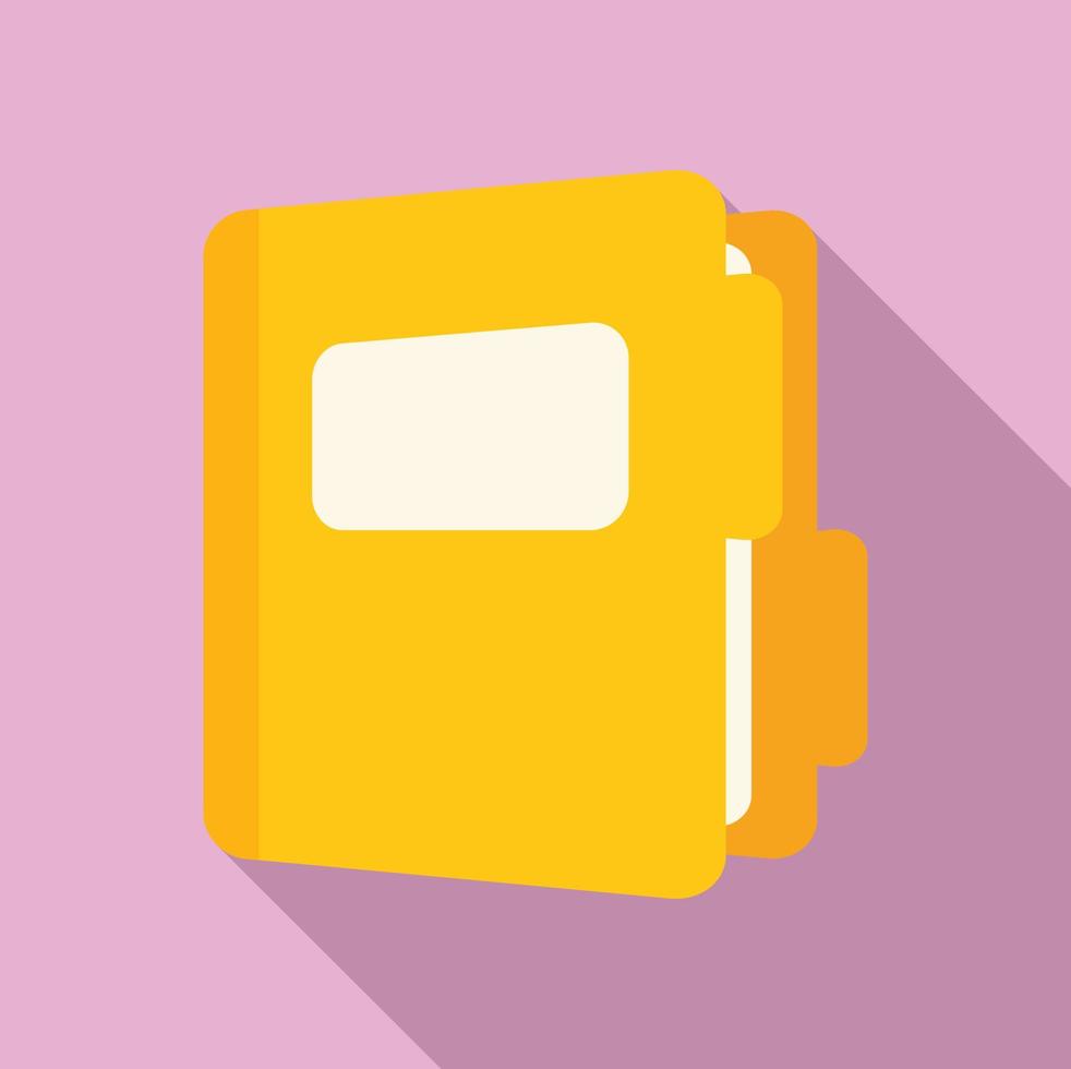 Folder agent icon flat vector. Service support 14837063 Vector Art at