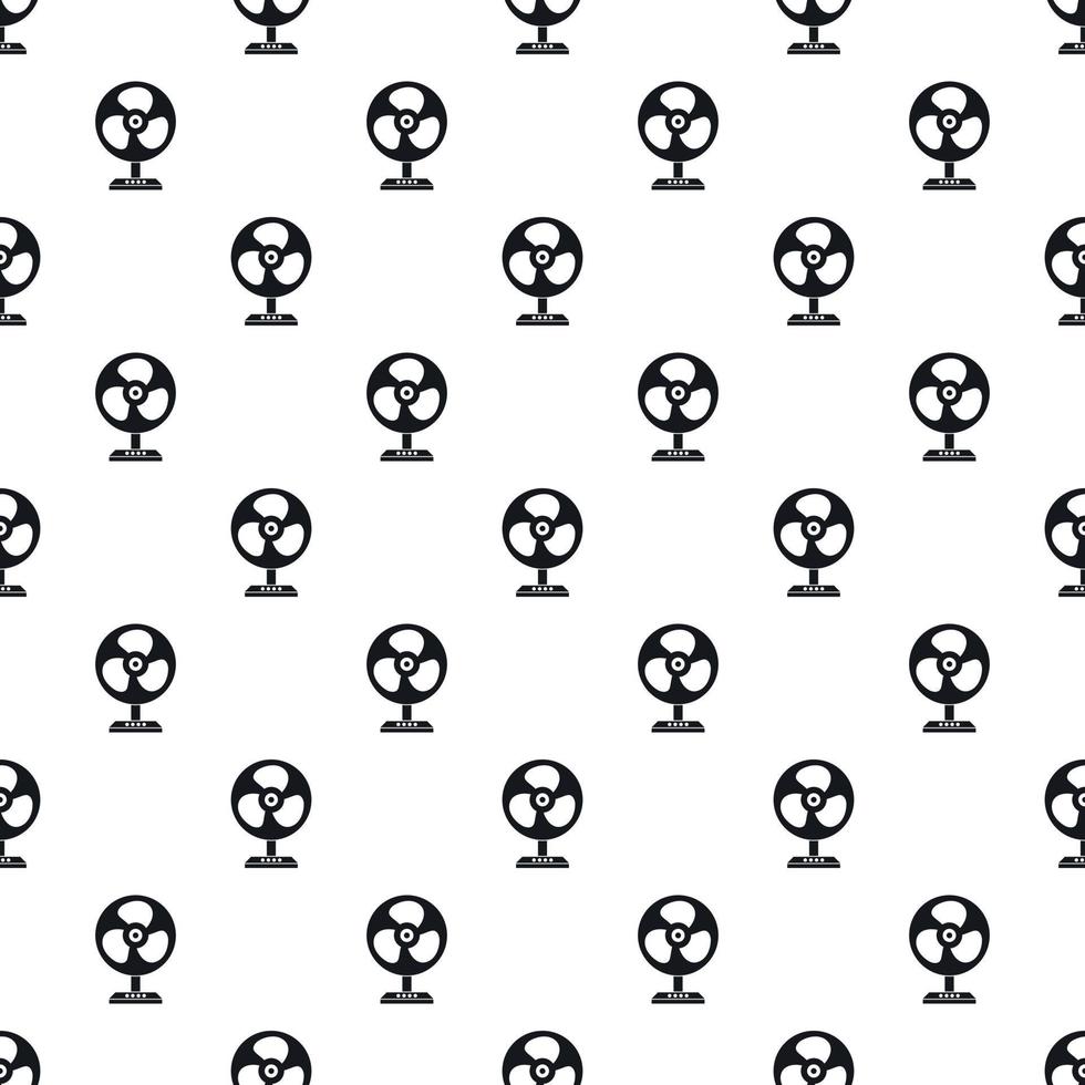 Electric fan pattern, simple style vector