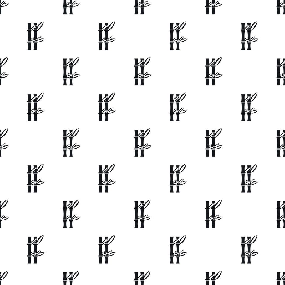 Bamboo pattern, simple style vector