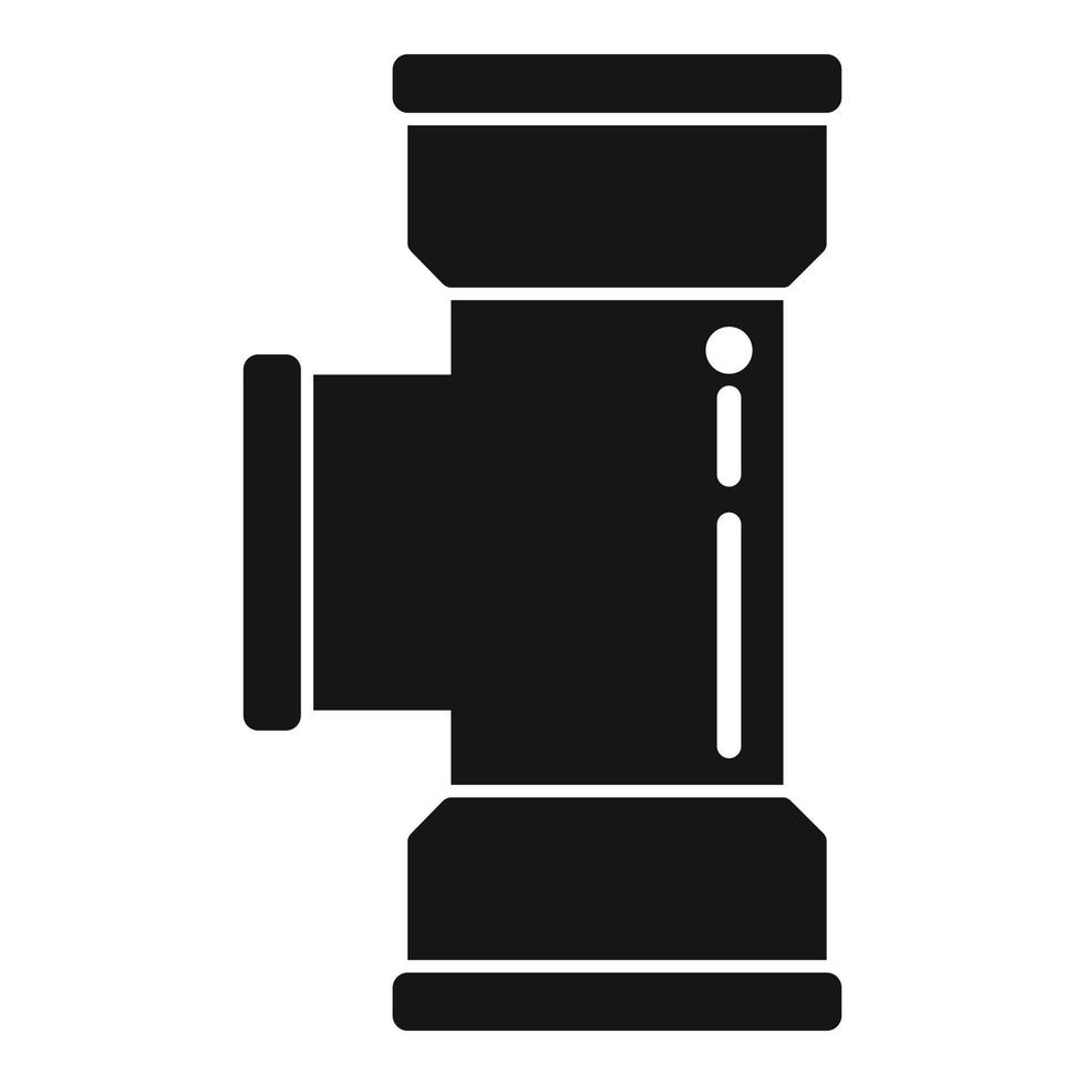 Pipe drain icon simple vector. Water pipeline vector