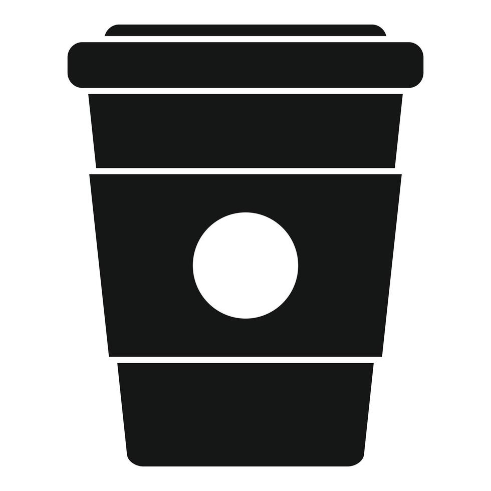 To go coffee cup icon simple vector. Office service vector