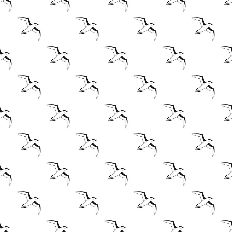 Sea gull pattern, simple style vector