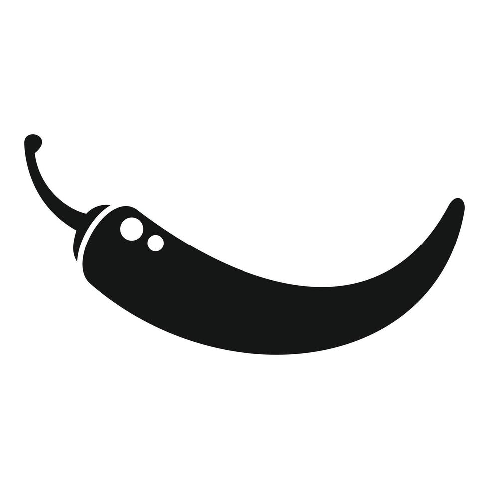 Gmo pepper icon simple vector. Dna food vector