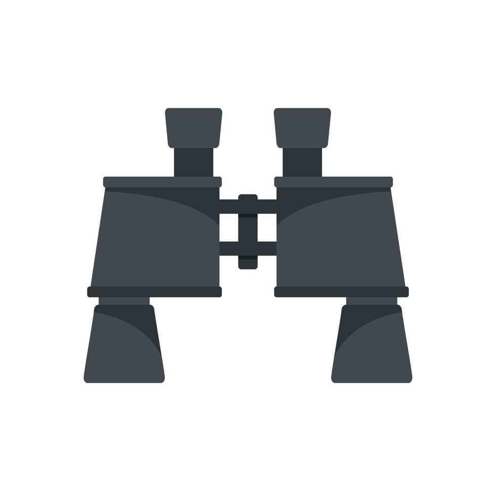 Industrial climber binoculars icon flat isolated vector