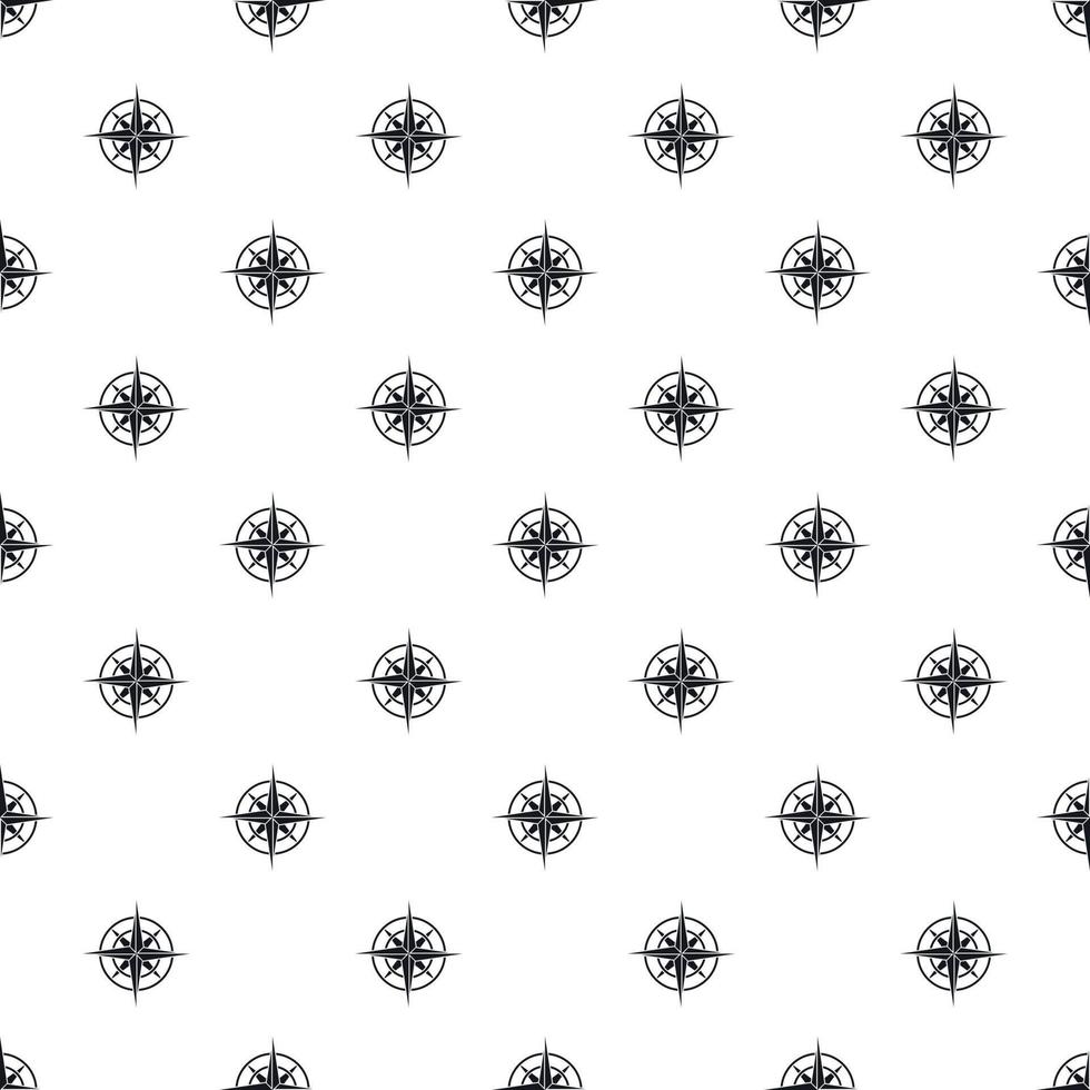 Sign of compass pattern, simple style vector