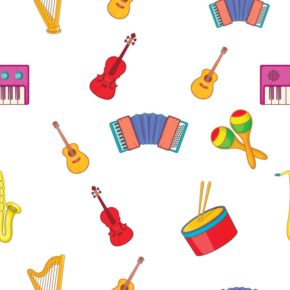 Device for music pattern, cartoon style vector