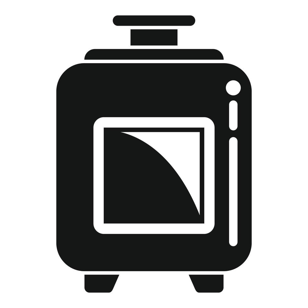 Belt press machine icon simple vector. Action research vector