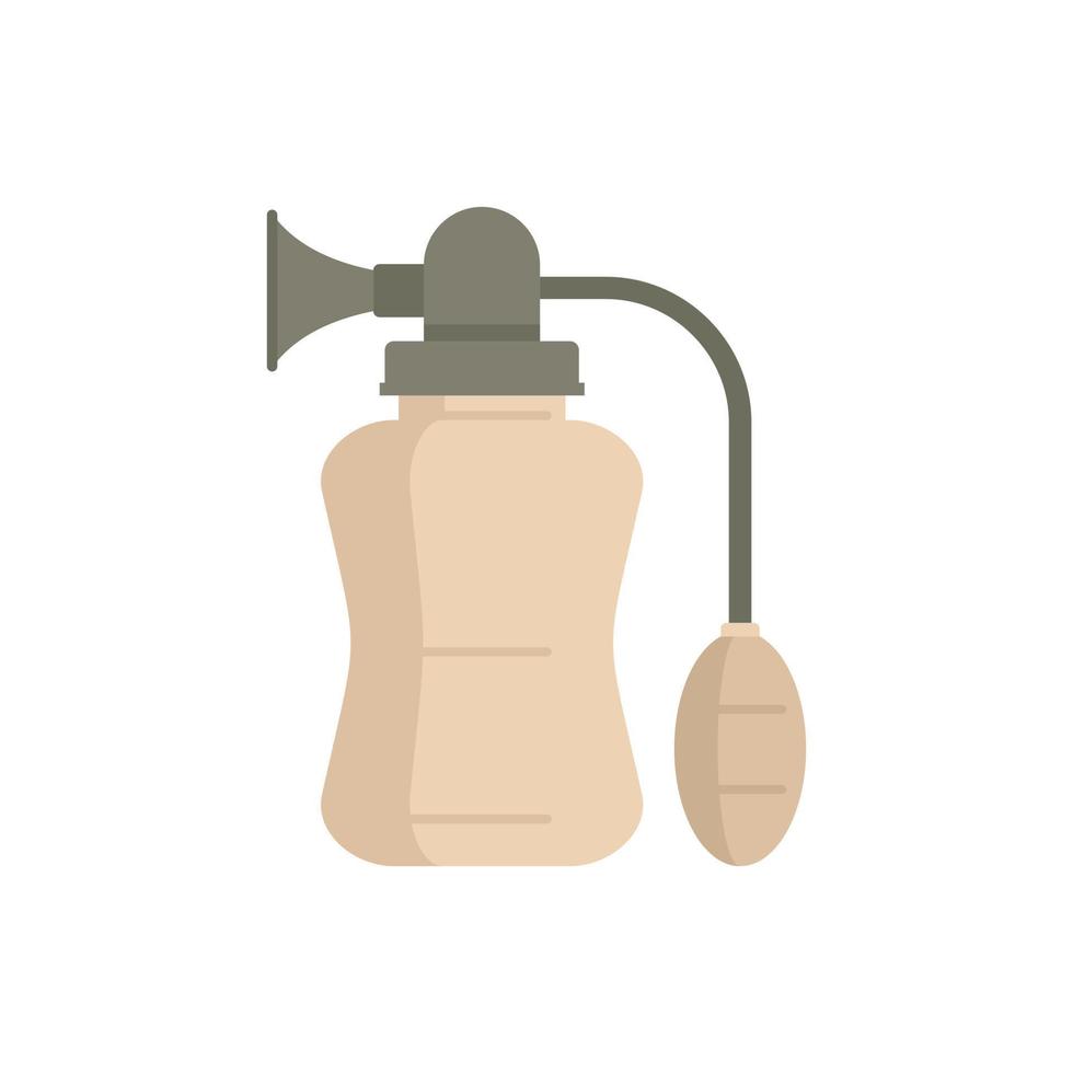 Manual breast pump icon flat isolated vector