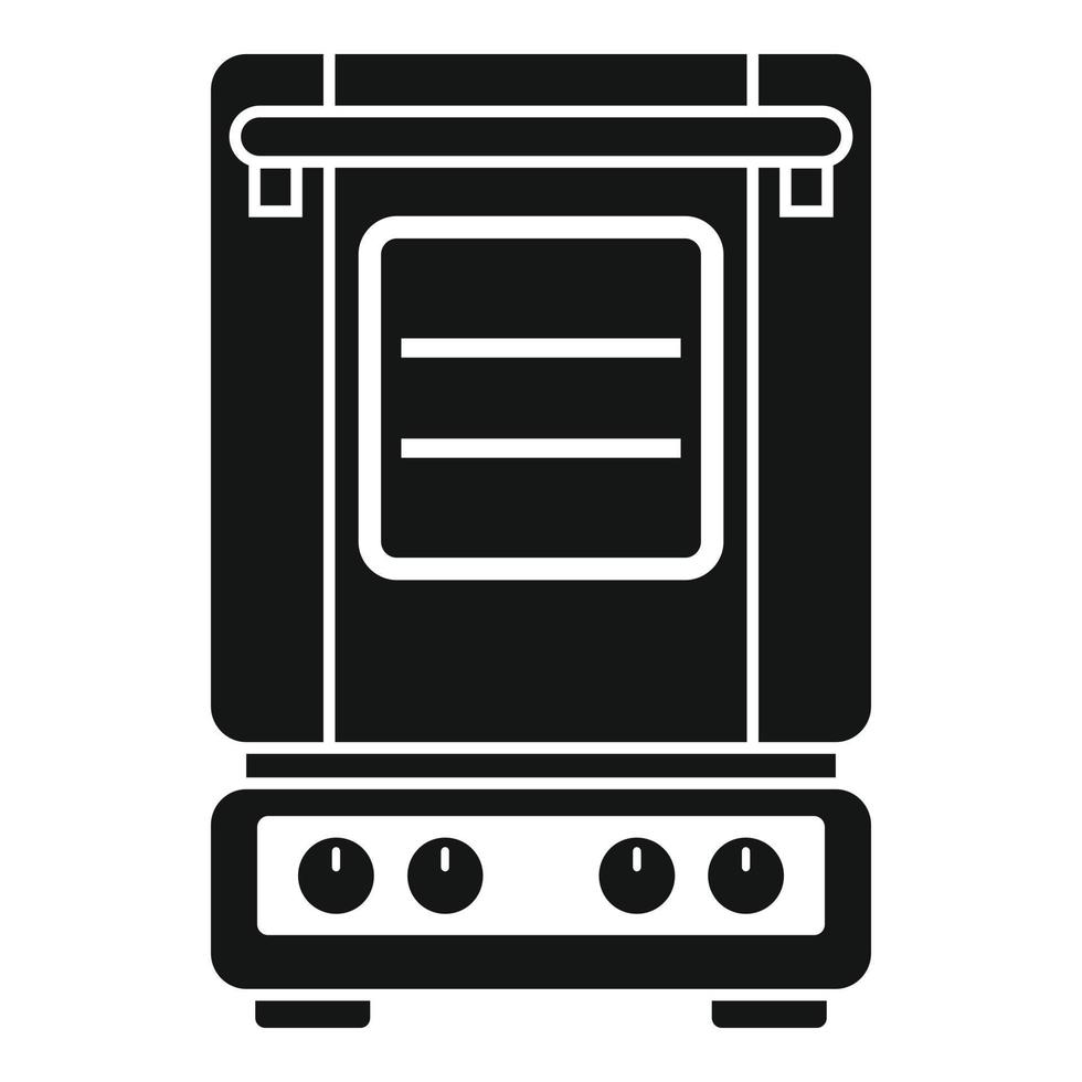 Inside convection oven icon simple vector. Turbo fan oven vector