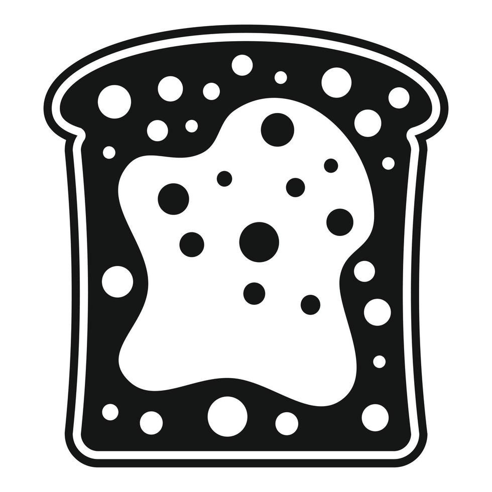 Chocolate paste sandwich icon simple vector. Cocoa jar vector