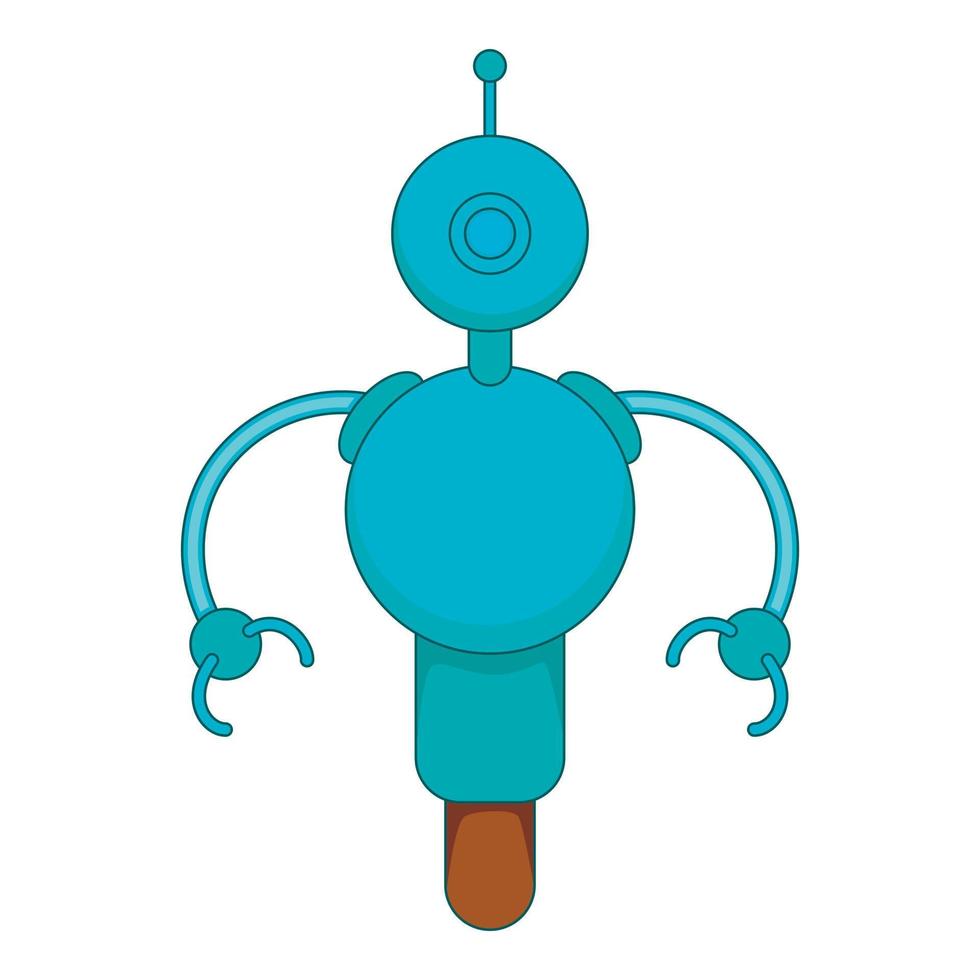 Machine icon, cartoon style vector