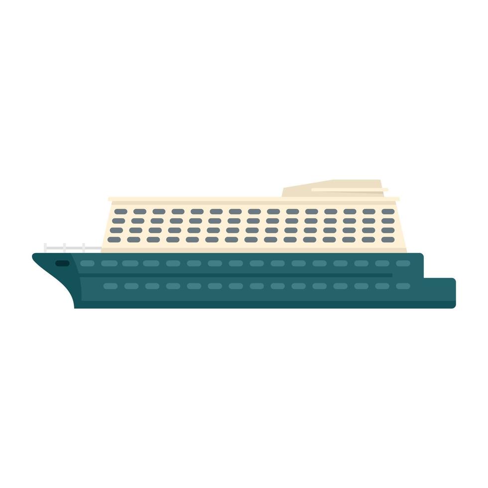 icono de crucero de agua vector aislado plano