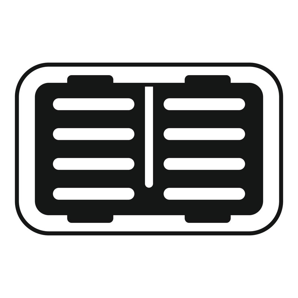 Drain toilet icon simple vector. Water pipeline vector