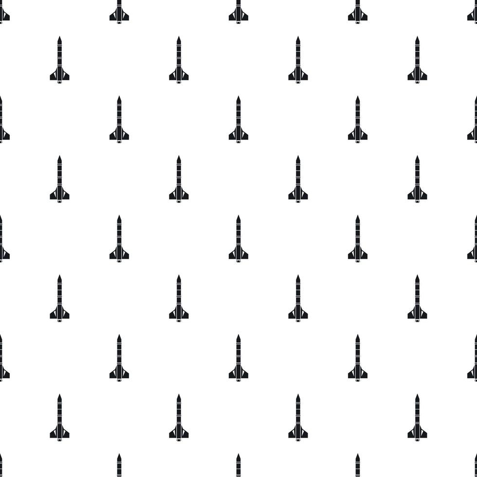 Missile rocket pattern, simple style vector