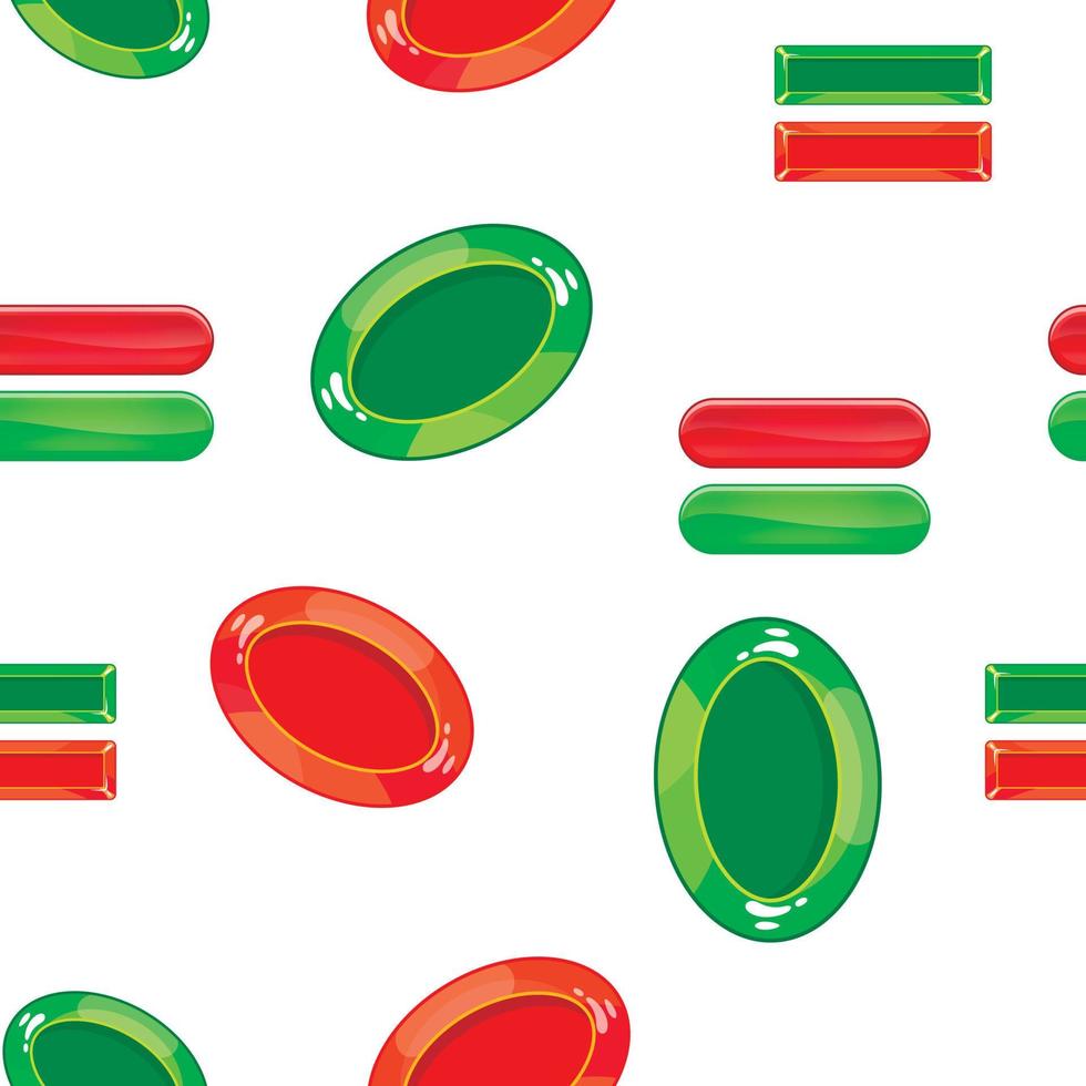 Tick pattern, cartoon style vector
