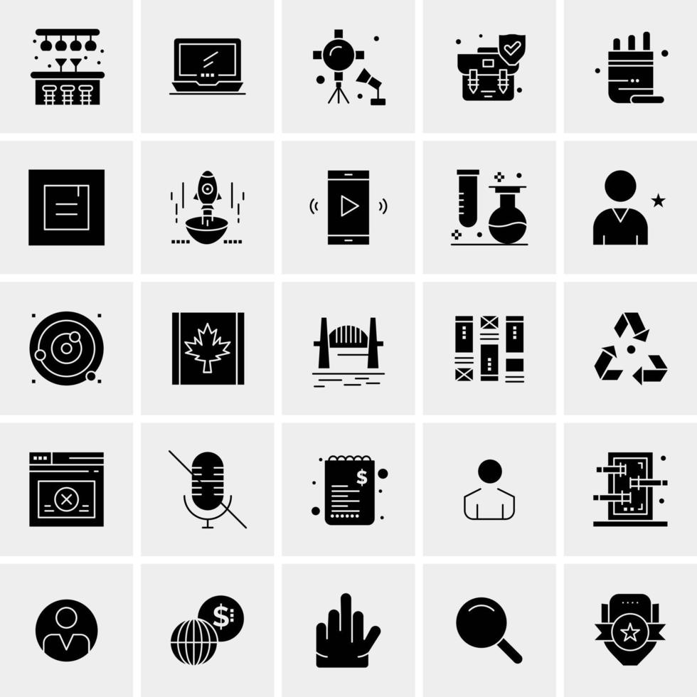 25 Universal Business Icons Vector Creative Icon Illustration to use in web and Mobile Related project