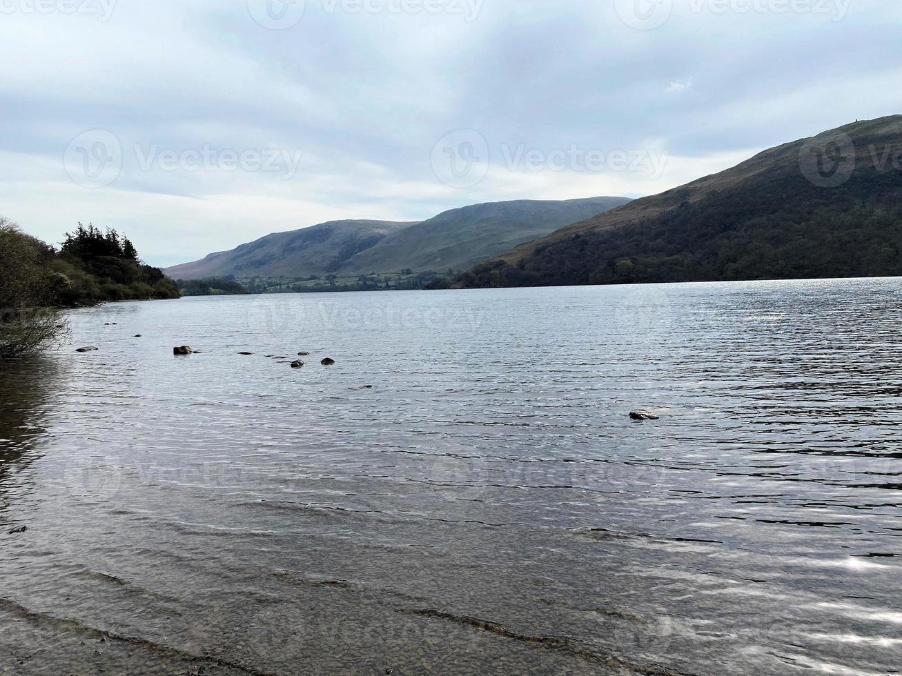 A view of Lake Ullswater in the Lake District photo