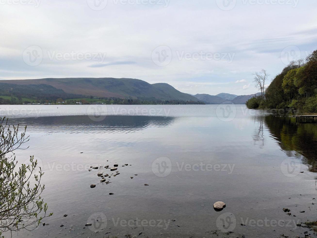 A view of Lake Ullswater in the Lake District photo