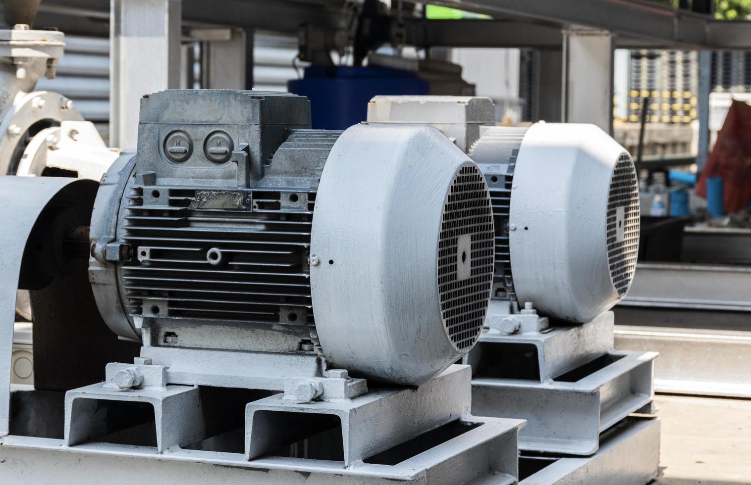 Motor for pipeline system to deliver cold water into the production process photo