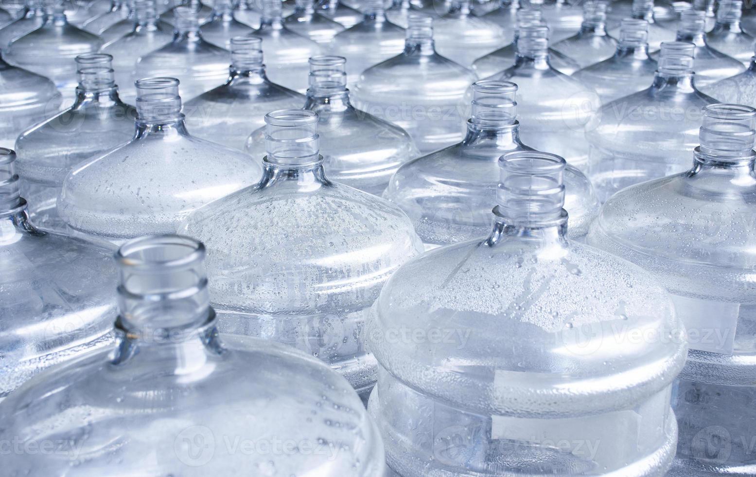 Pattern of 19 liter gallon plastic water bottle photo