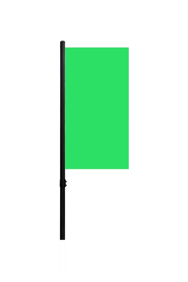 Mock up pole billboard isolated on white background with clipping path photo