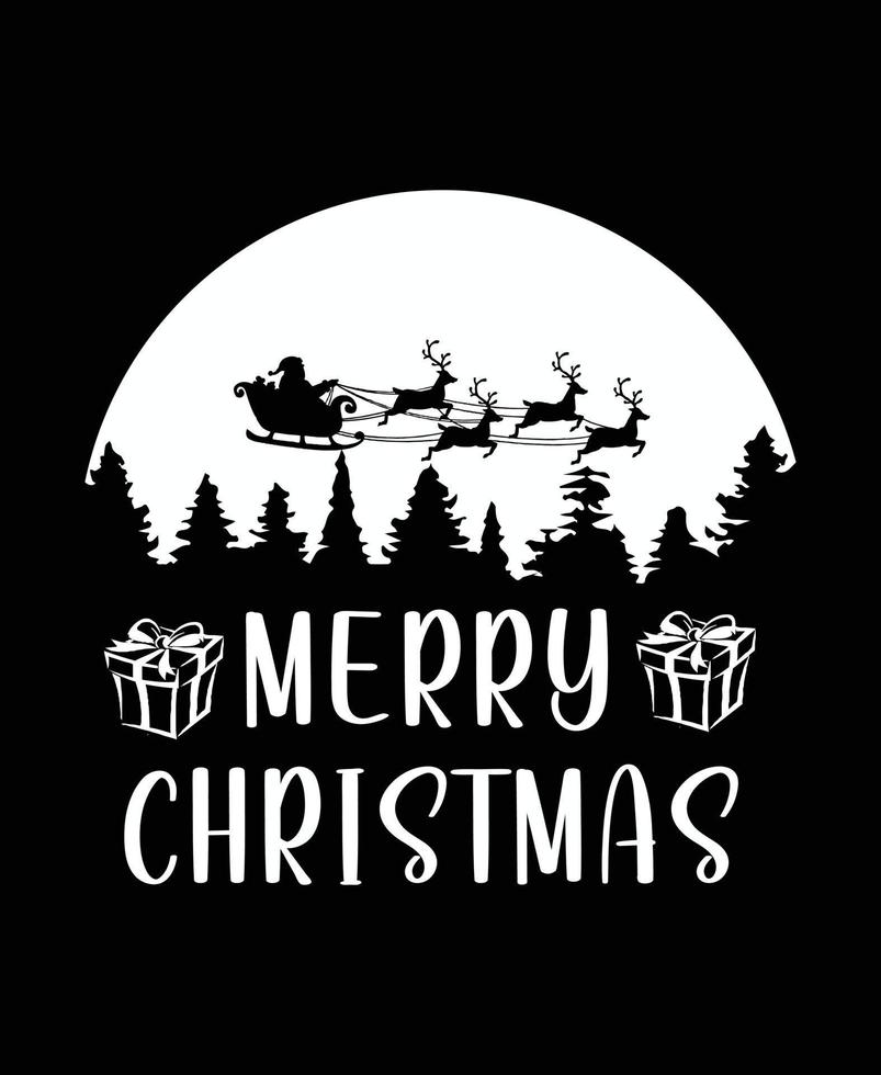 Merry Christmas t shirt template design. vector