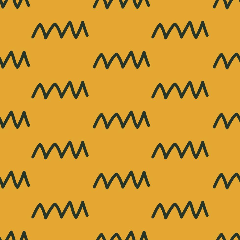 Vector flat hand drawn christmas seamless pattern
