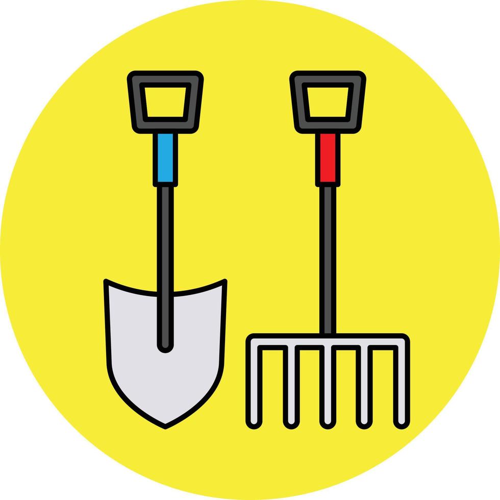 Garden Tool Filled Icon vector