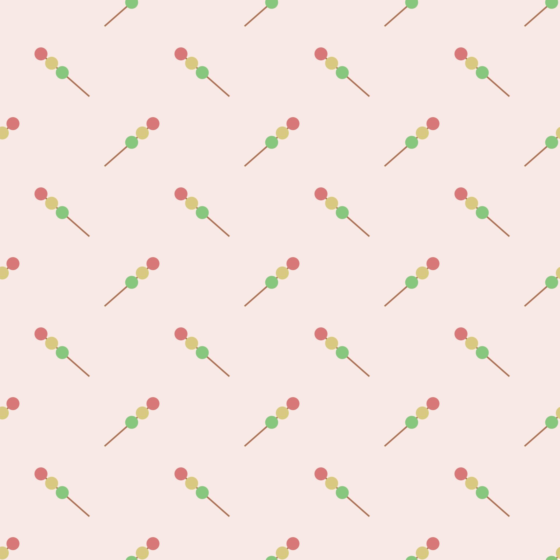 Dango Pattern Dango, seamless pattern, vector. 14846041 Vector Art at Vecteezy