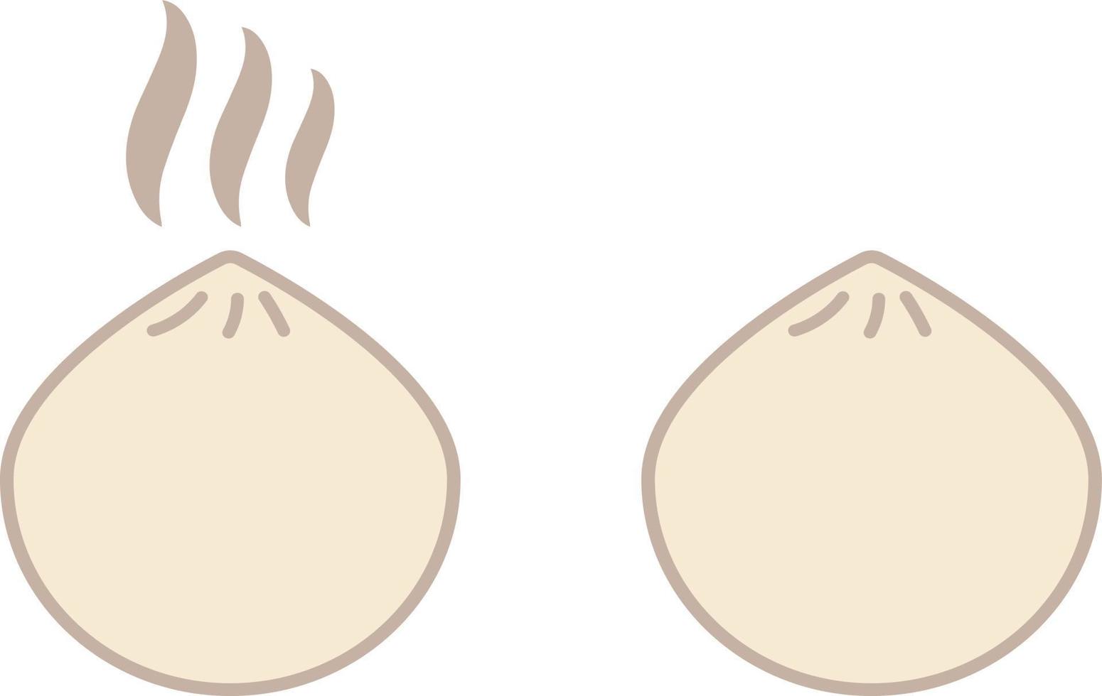 Dim sum, vector. vector
