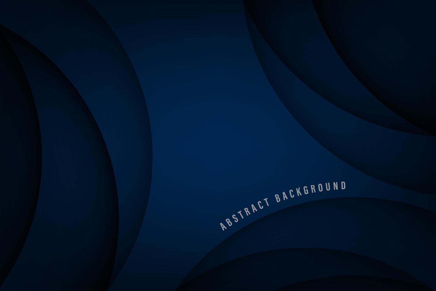 Vector layer round shadow texture on dark blue space design for background