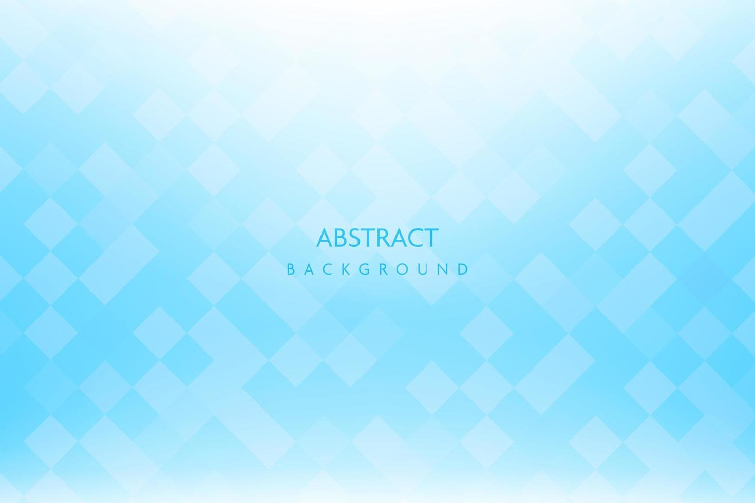 Vector modern blue geometric square shape abstract background.