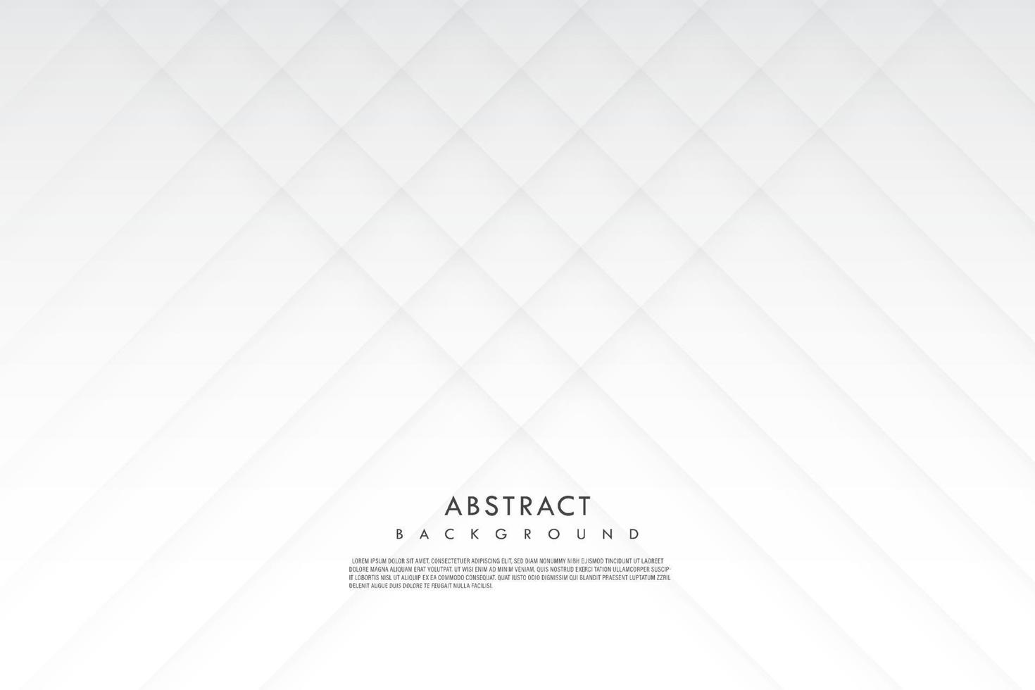 Vector square abstract white gradient with light and shadow background.