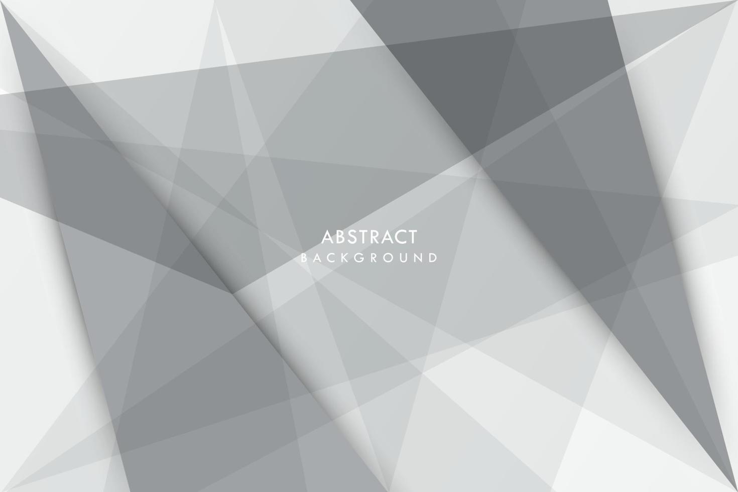 Vector abstract gray gradient geometric background.