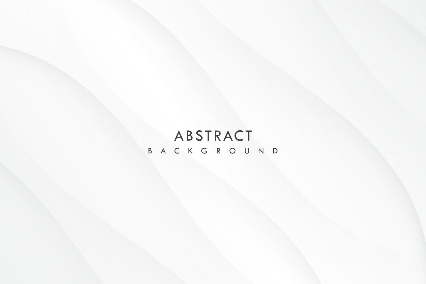 Vector abstract white gradient soft wave background.