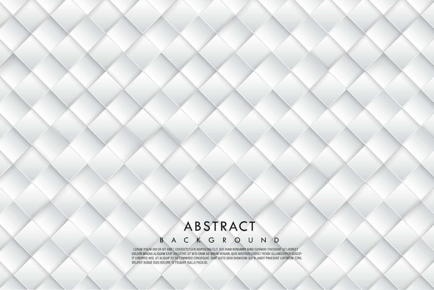 Vector square grey and white color abstract background. Banner design