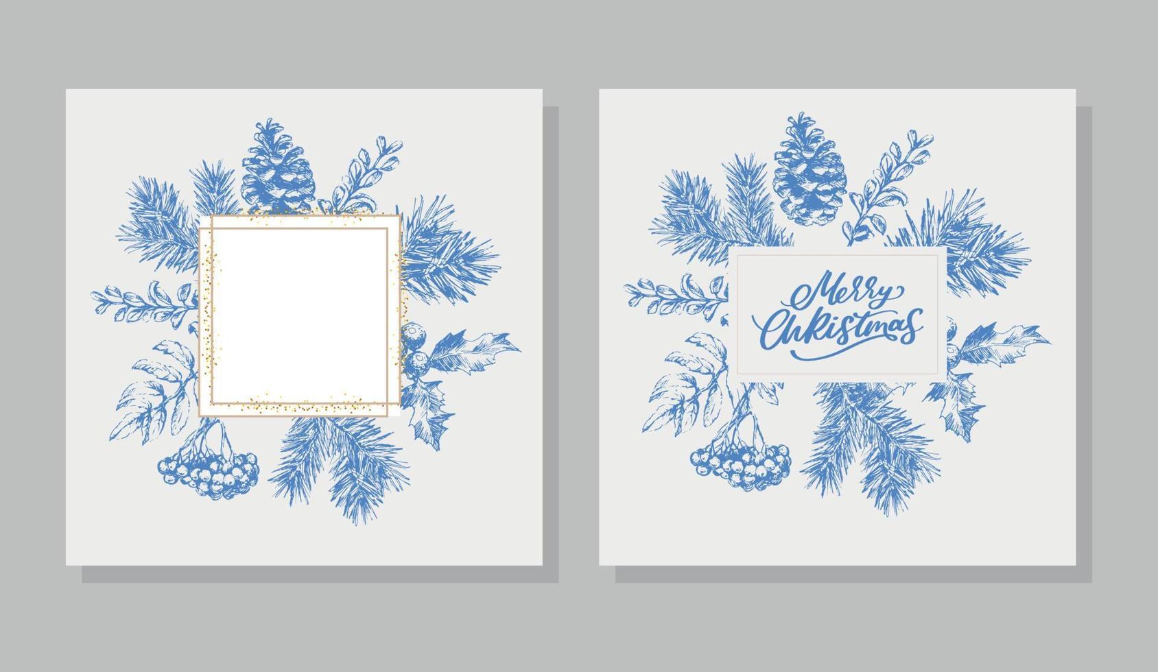 Modern new year russia letter, great design for any purposes. Hand drawn background. Isolated vector. Hand drawn style. Traditional design. Holiday greeting card. vector
