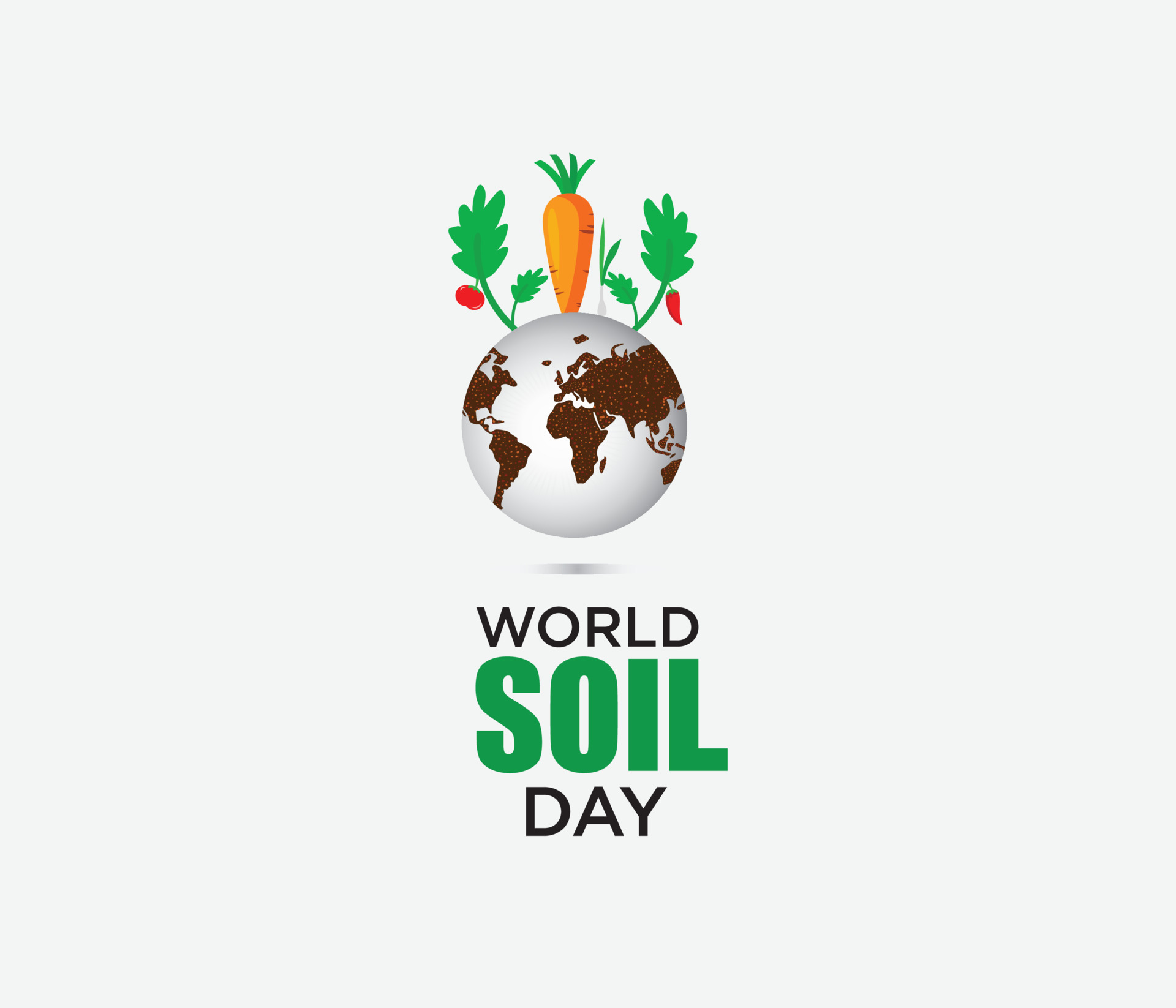 World Soil Day Design Vector Illustration for Poster Background and