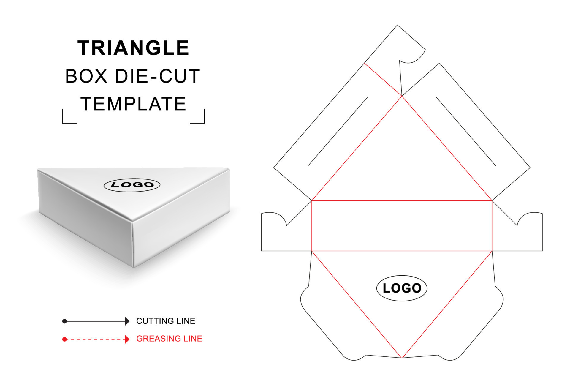 Triangular packaging box die cut template 14847105 Vector Art at Vecteezy Triangular packaging box die cut template 14847105 Vector Art at Vecteezy