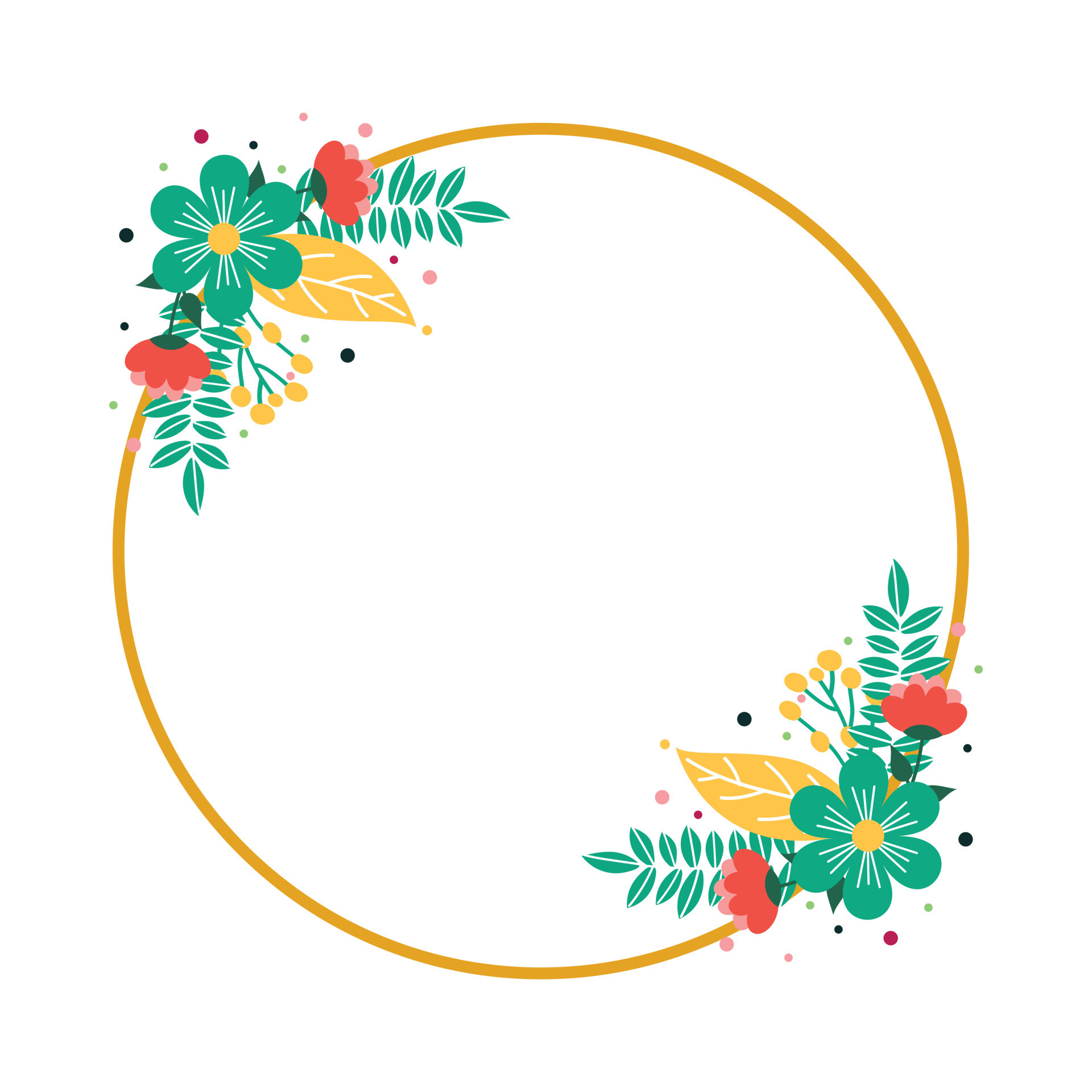 Circle photo frame isolated white background 14847896 Vector Art at