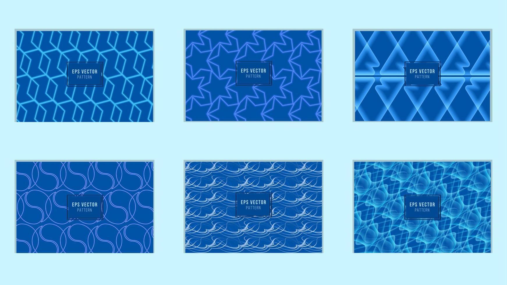 Blue Design Presentation Template Seamless Pattern Background for Powerpoint, Brochure, Web, Company Profile, Brand, Banner vector