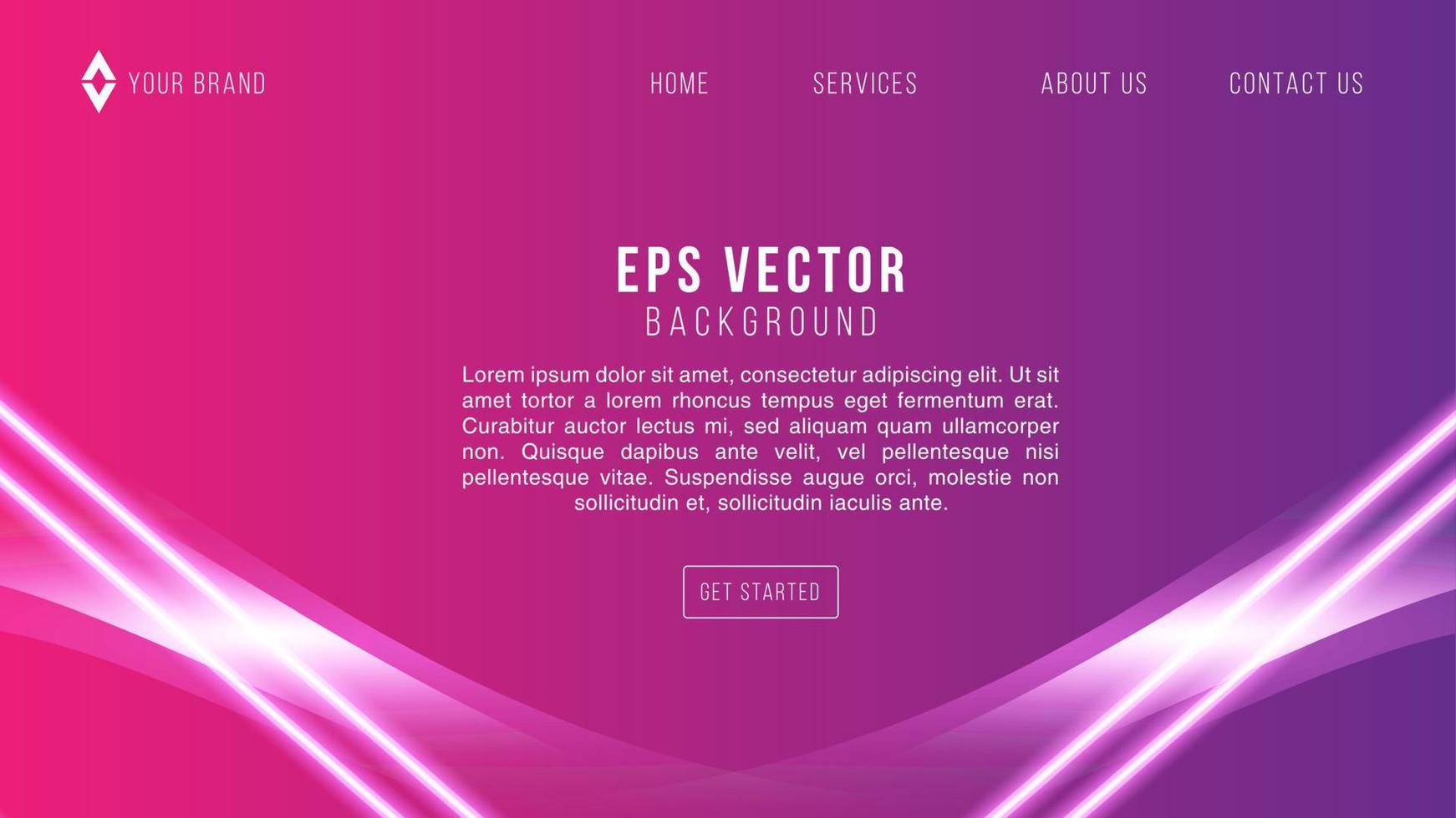 Space Purple Gradient Web Design Abstract Background EPS 10 Vector For Website, Landing Page, Home Page, Web Page